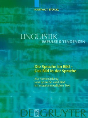 cover image of Die Sprache im Bild--Das Bild in der Sprache